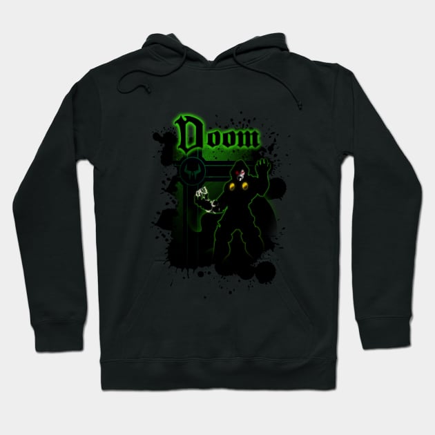 VON DOOM Hoodie by RandomTask